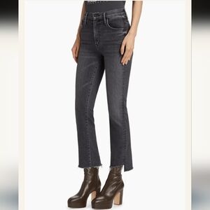 MOTHER | The Insider Crop Step Fray | Up in Smoke (Gray) | 31